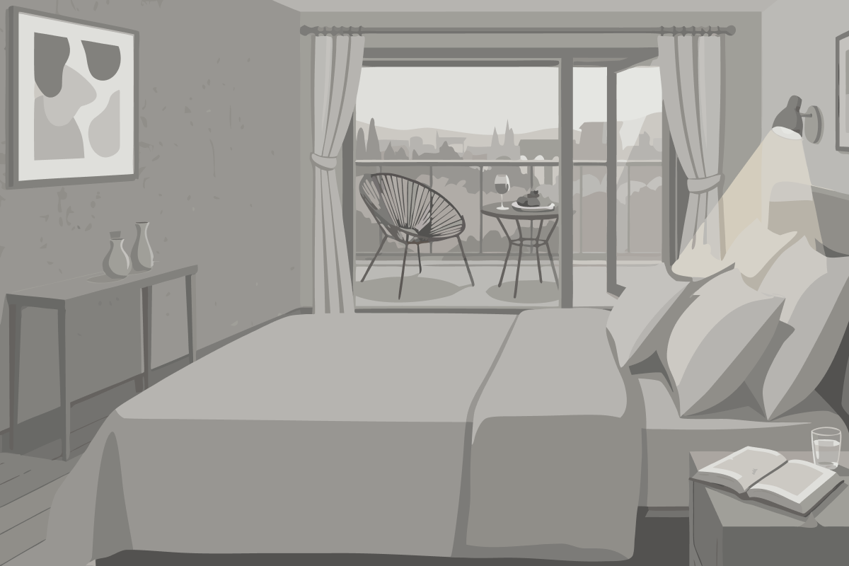 Superior Doppelzimmer mit Bergblick